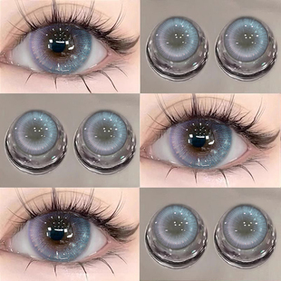 含水量高美瞳半年抛粉紫色大直径一年抛隐形眼镜旗舰店HC正品女TN