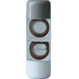 美瞳伴侣盒胶囊盒子包邮双联盒可爱收纳盒隐形眼镜伴侣盒护理液MY