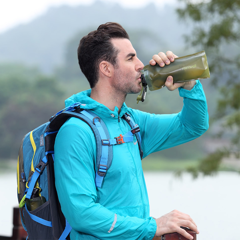 miniwell单兵户外折叠净水瓶旅游
