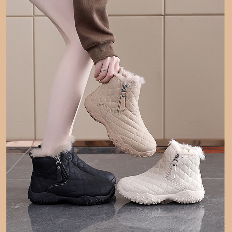 厚底时尚加厚保暖防滑雪地靴女