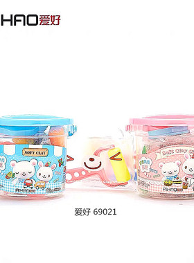 爱好儿童彩泥玩具宝宝橡皮泥学生粘土水果动物模具型轻黏土69021