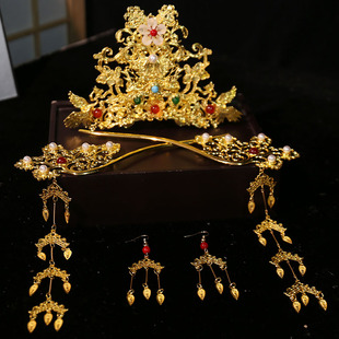 古风汉服发冠唐风宫廷复古发钗头饰古装明制顶簪百搭盘发头饰发饰