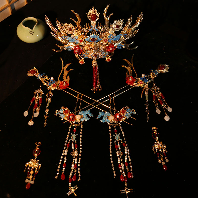 古风汉服发饰婚嫁古风发饰套装