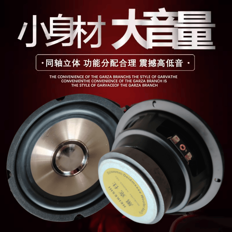 6.5寸套装汽车音响喇叭黑克仕