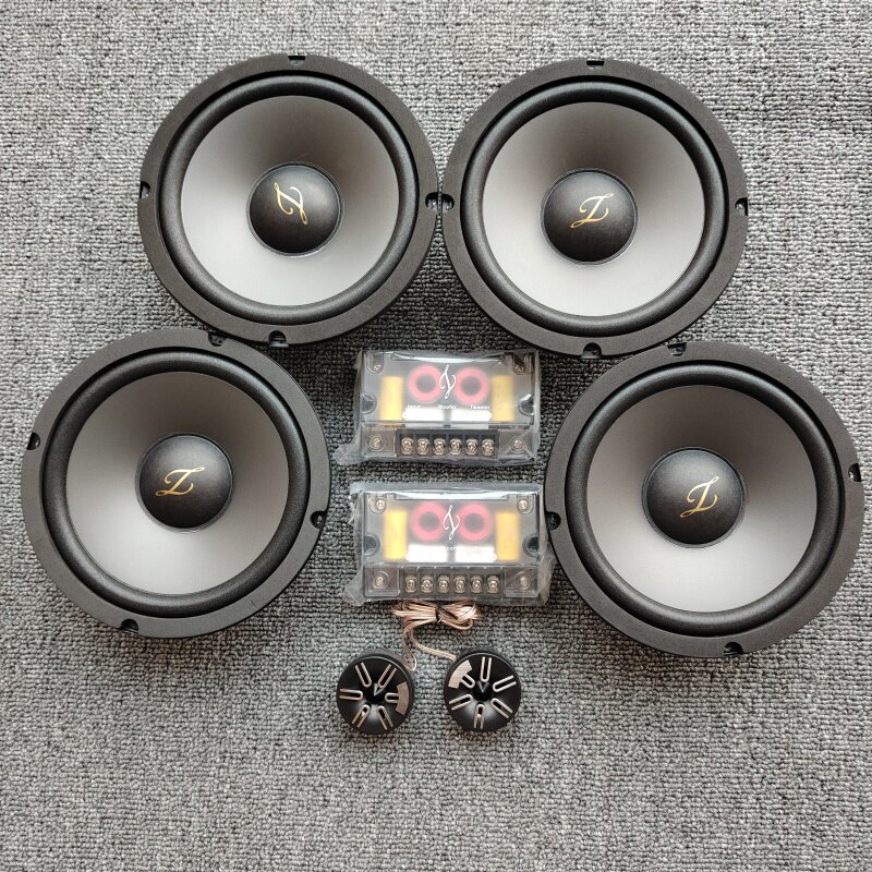 批发卡顿柏林6.5寸汽车之声喇叭中低音响高音改装大音量家用音箱