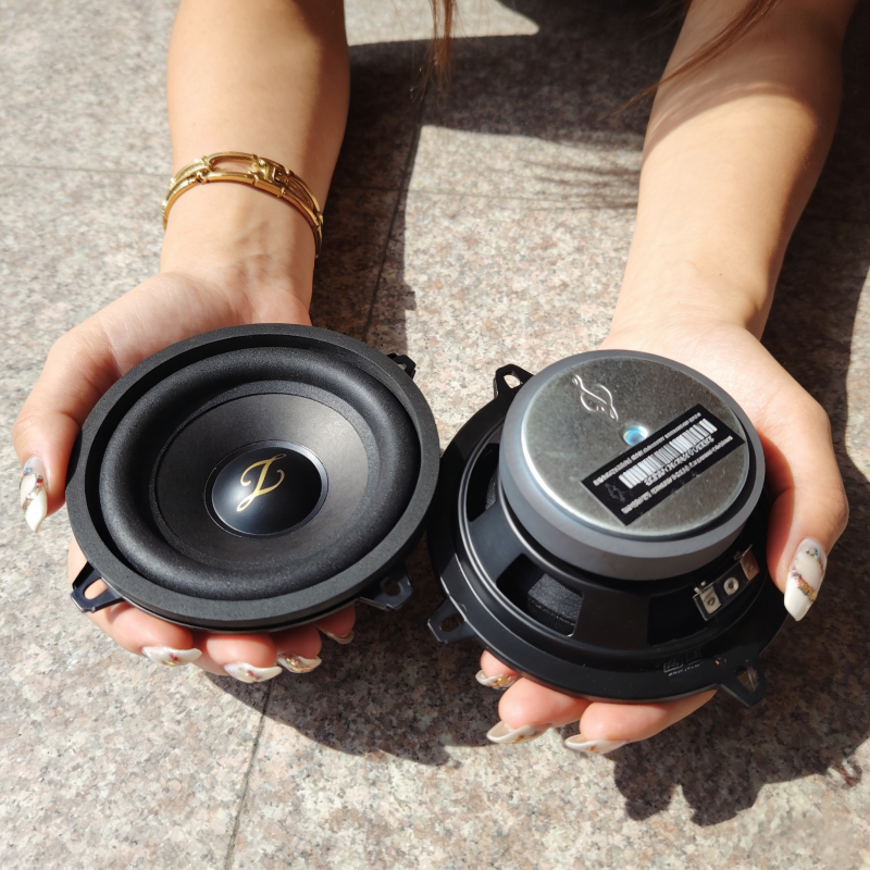汽车音响卡顿柏林之声5寸重中低音喇叭车载无损改装大音量DIY音箱
