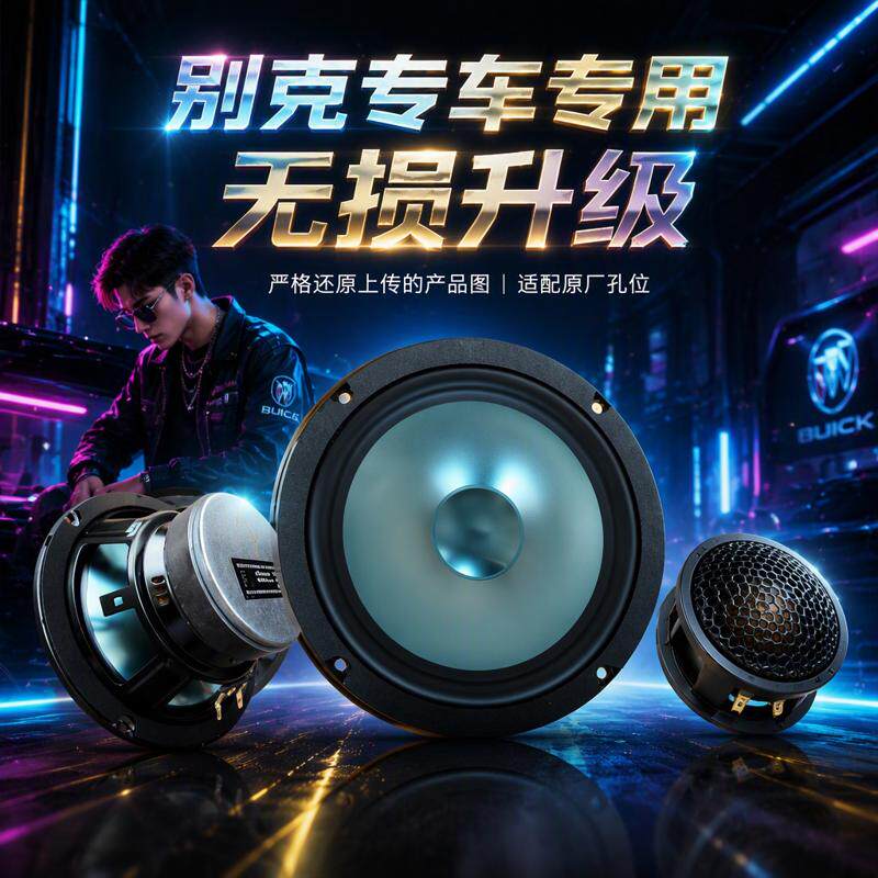 适用别克昂科威昂科拉君威君越英朗GTXT威朗高中重低音响喇叭改装