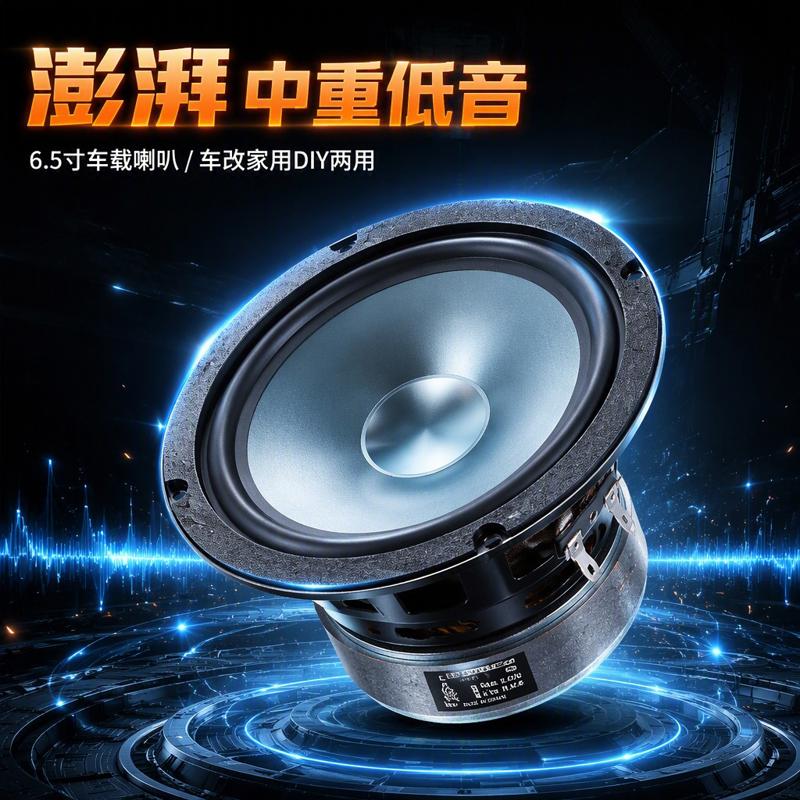 吉利远景x6音响前后门喇叭高中重低音扬声器同轴音响6.5寸DIY无损
