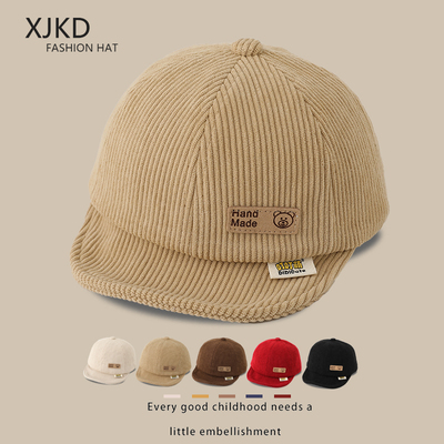 婴幼儿帽子秋冬新款可爱超萌鸭舌