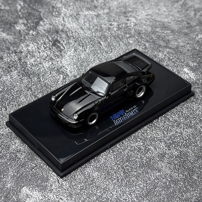 保时捷930黑鸟车模164奥拓