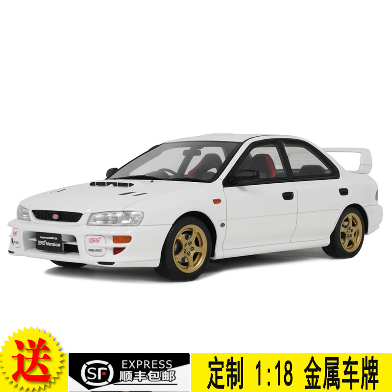 OTTO 1:18 斯巴鲁翼豹 SUBARU WRX TYPE RA STI 汽车模型 OT490