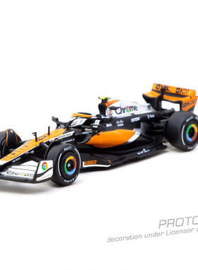 TW 1:64 迈凯伦McLaren MCL60  2023  Lando Norris 合金汽车模型