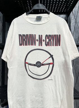 Drivin' N' Cryin'欧美摇滚乐队高级感短袖T恤vintage古着半袖潮