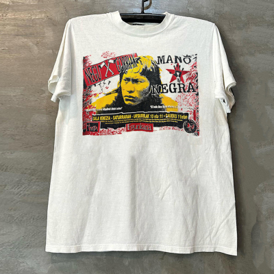 ManoNegra乐队美式纯棉短袖T恤