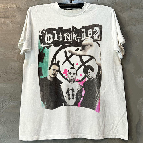 blink-182怪诞高街摇滚纯棉半袖