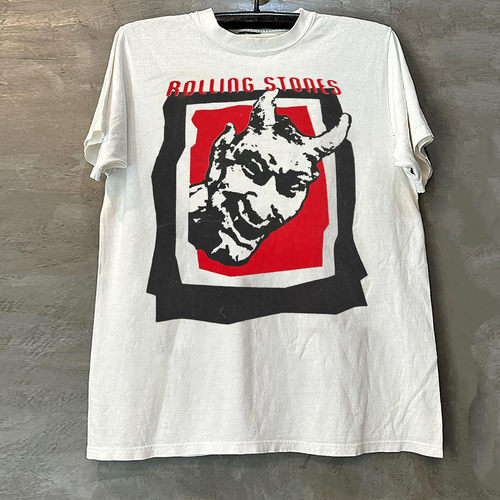 滚石乐队恐怖抽象纯棉半袖