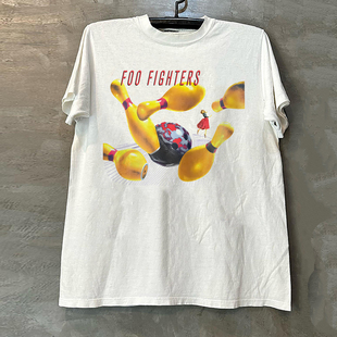 Foo Fighters喷火战机乐队高街摇滚短袖T恤Cityboy美式嘻哈半袖男