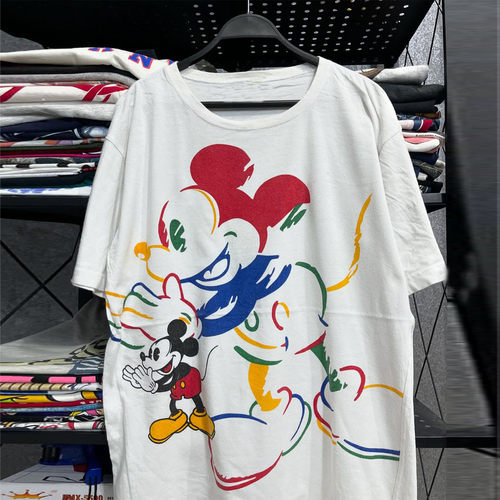 MickeyMouse经典错位艺术短袖