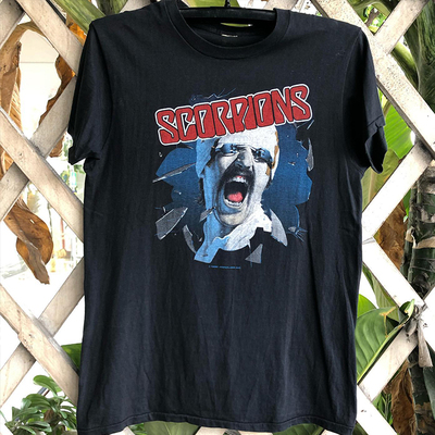 短袖T恤重磅棉男女蝎子乐队