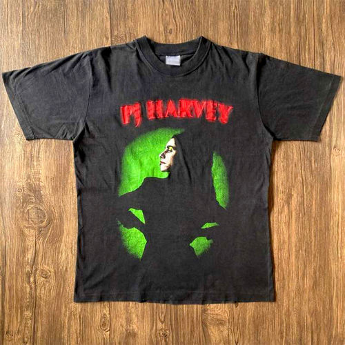 PJHarvey暗黑亚文化纯棉短袖T恤