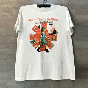 男女T恤棉 peppers红辣椒乐队高街潮酷风嘻哈短袖 Red Hot