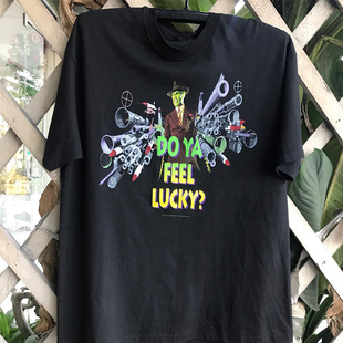 The Mask变相怪杰面具电影周边短袖美式cec街头小众设计感男女T恤