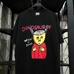Dinosaur Jr.恐龙二世摇滚乐队音乐专辑短袖T恤Rapcore小领口半袖
