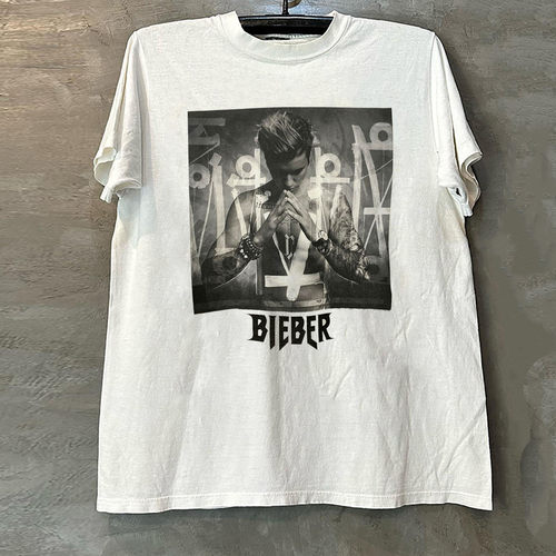 JustinBieber美式高街纯棉短袖