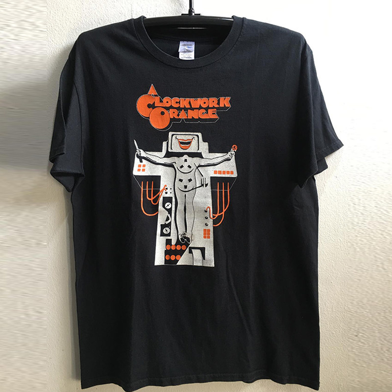 A Clockwork Orange发条橙子同名小说犯罪电影美式痞帅短袖T恤男