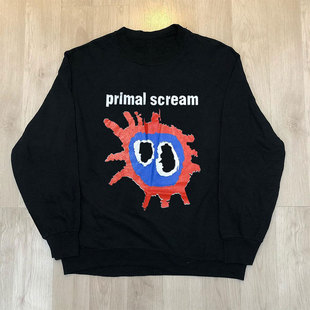 Primal Scream原始尖叫乐队英国酸性摇滚卫衣高街宽松圆领长袖