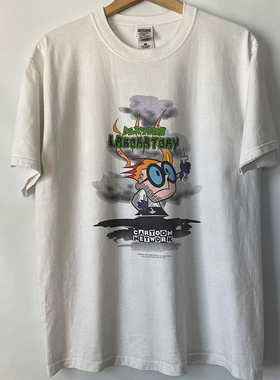 Dexter's Laboratory德克斯特的实验室动漫周边潮牌休闲短袖T恤棉