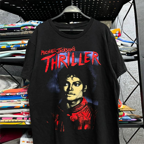 MichaelJackson手绘卡通短袖