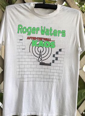 Roger Waters罗格·沃特斯摇滚歌手vintage复古高街FOG短袖T恤男