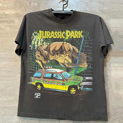 短袖T恤卡通风男女小众设计感