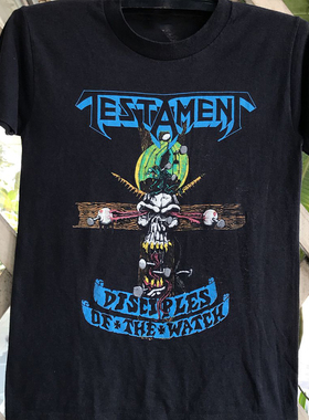 Thrash Metal圣约乐队欧美鞭笞金属朋克punk摇滚短袖男女重磅T恤