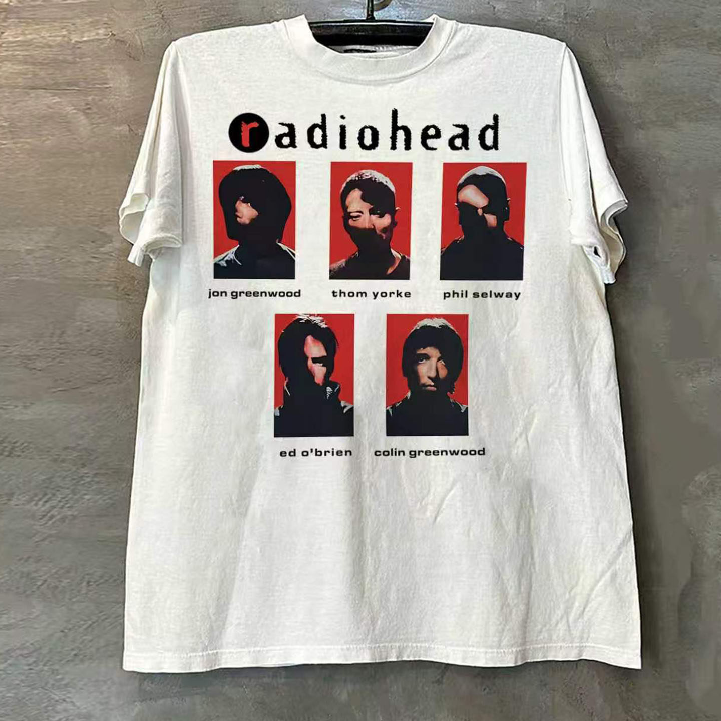 Radiohead电台司令成员印花T恤图片
