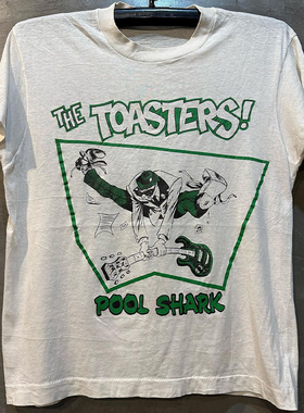 The Toasters欧美摇滚歌手Y2K街头潮重磅棉短袖oversize男女Tee恤