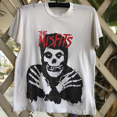 Misfits致敬经典摇滚乐队短袖
