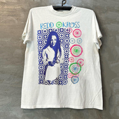 Redd T恤oversize慵懒复古小领口半袖 Kross乐队美式 潮牌质感短袖