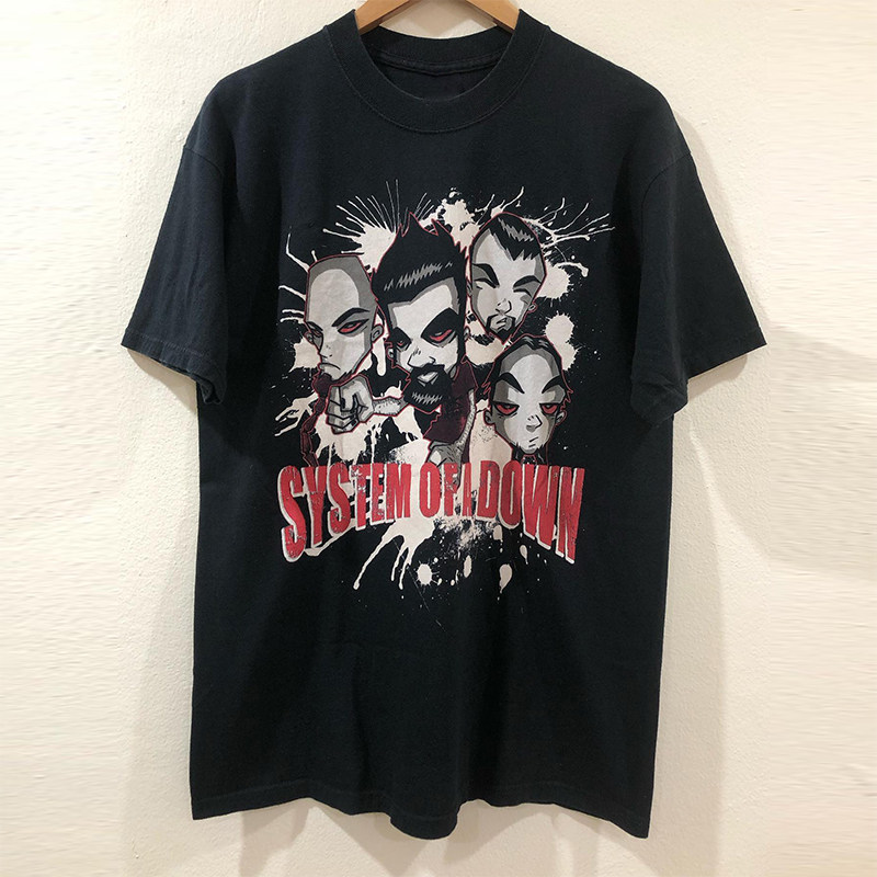 堕落体制乐队金属摇滚短袖