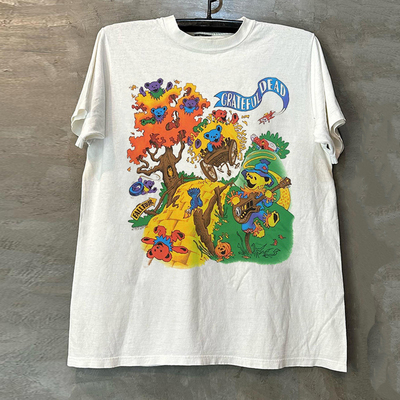 感恩而死乐队美式重磅棉短袖T恤