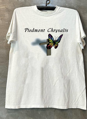 Piedmont Chrysalis美式潮牌蝴蝶元素男女半袖ins高街百搭短袖T恤