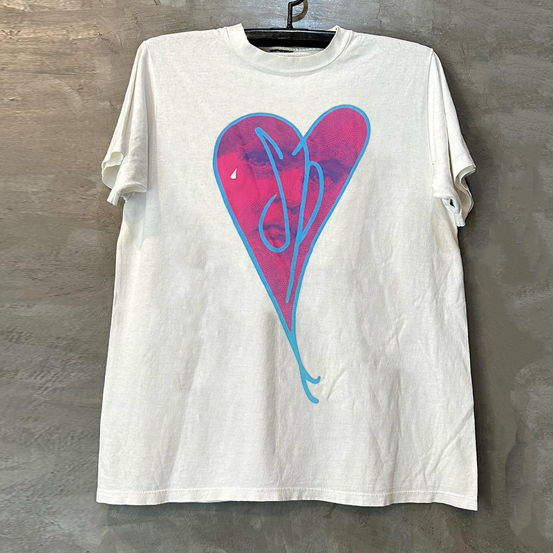 碎南瓜乐队美式小领口重磅棉半袖