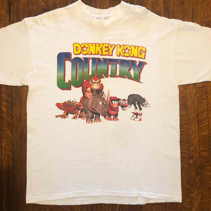 vintage动漫古着感印花短袖t恤