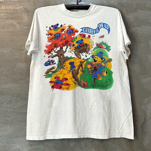 GratefulDead卡通小熊风短袖