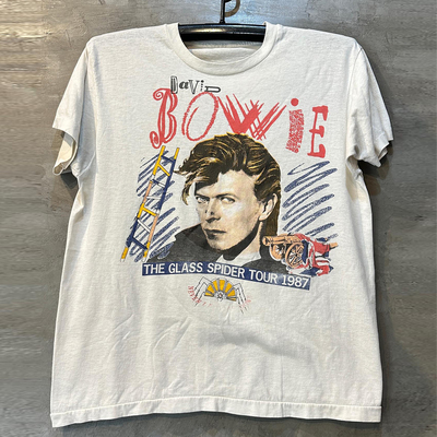 大卫·鲍伊摇滚歌手美式短袖T恤