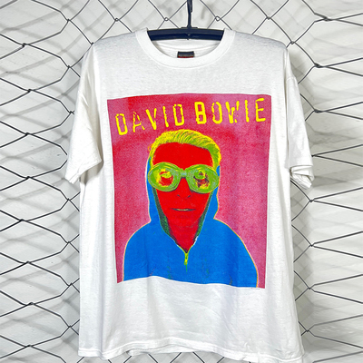 大卫·鲍伊摇滚歌手美式纯棉T恤