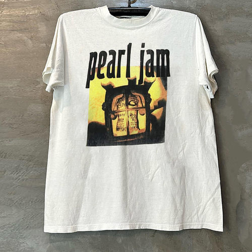 PearlJam珍珠酱乐队恐怖诡异T恤