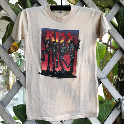 vintage短袖T恤宽松落肩男女款