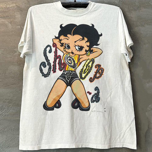 BettyBoop贝蒂娃娃美式嘻哈棉T